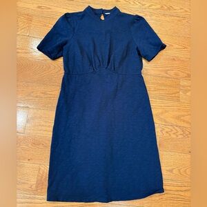 Boden Navy Short Sleeve Midi Dress | Size 10L